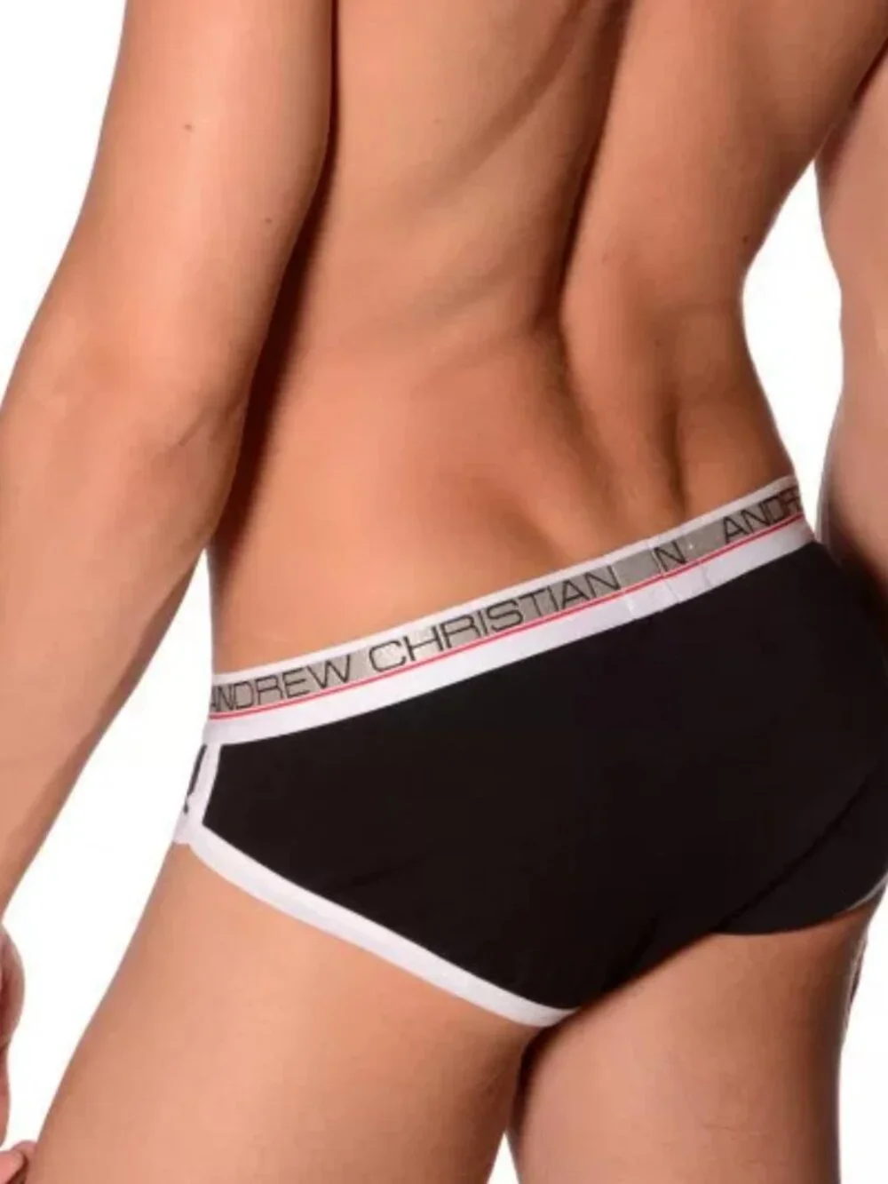 Andrew Christian Vintage Briefs Large Black NEW